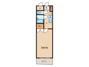 グランシュシュ東須磨の物件間取画像